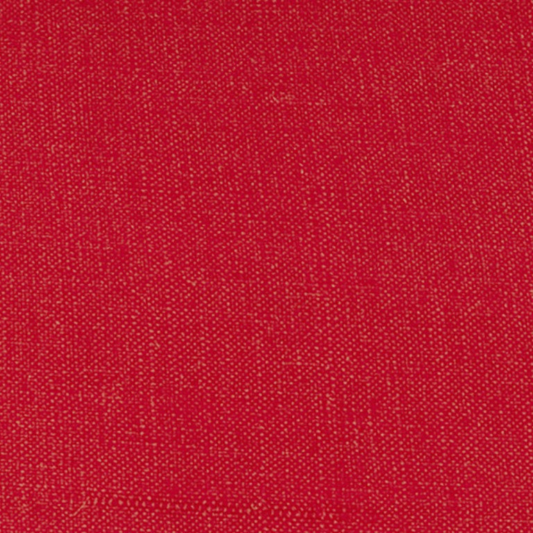 Red Solid Color Flange Edge Throw Pillow