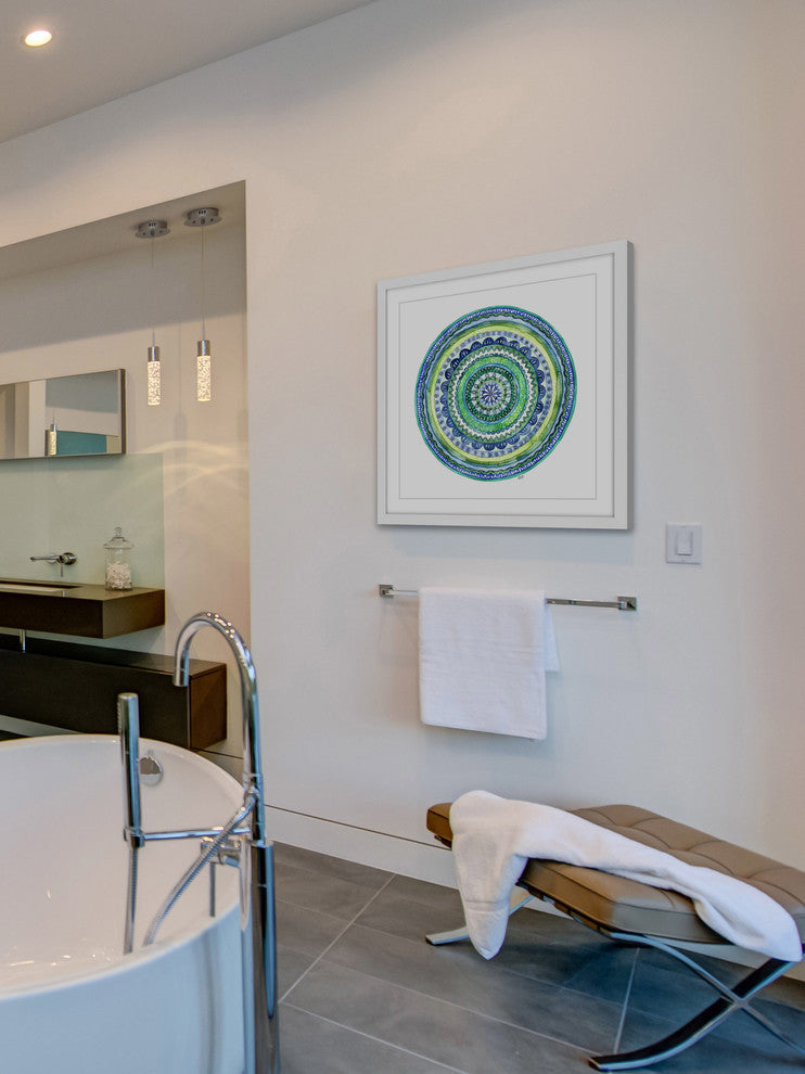 "Mosaic" Framed Print by Rachel Byler