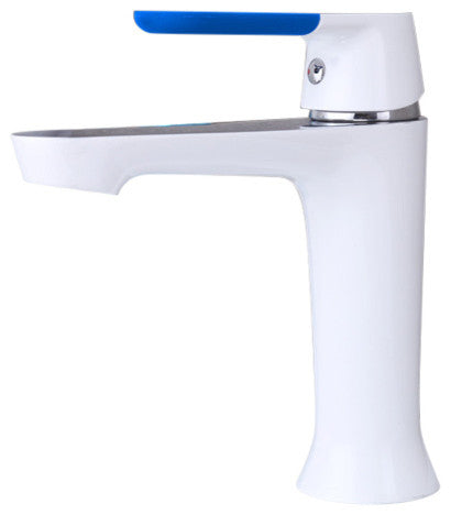 Fano Deck Mounted Multi Color Handle Brass Faucet