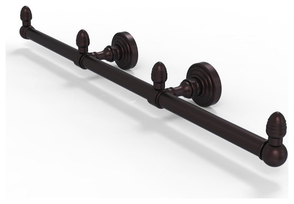 Waverly Place 3 Arm Guest Towel Holder, Antique Bronze