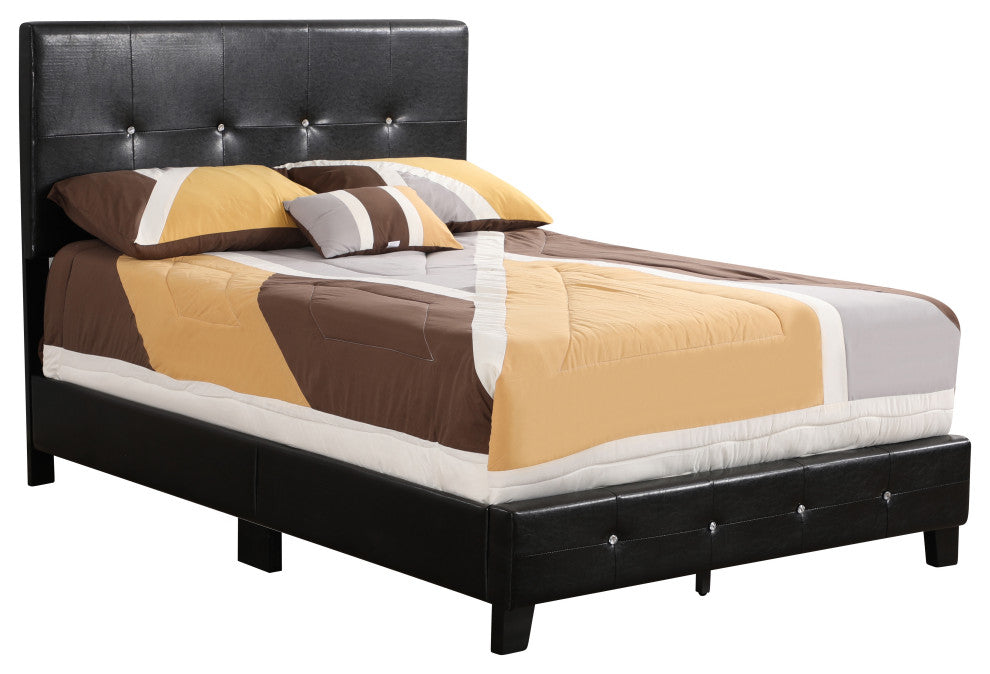 Bed, Black, Full
