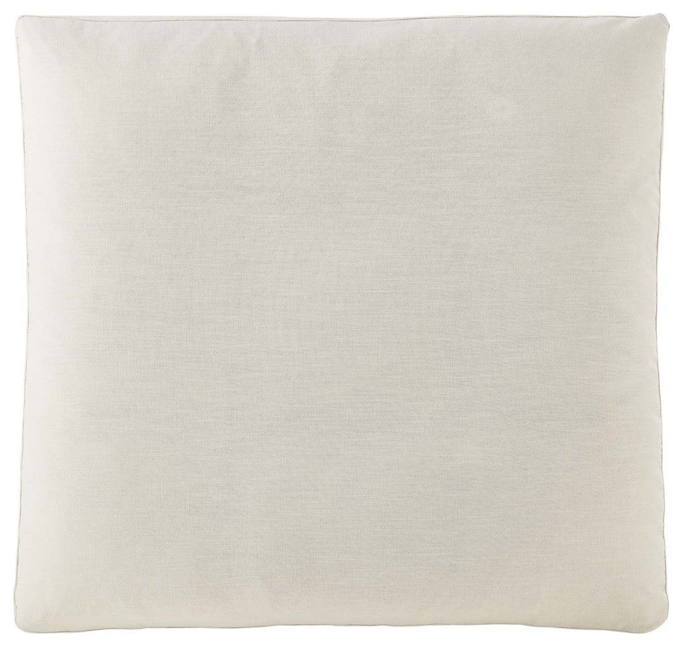Ottoman Accent Chair, Beige, Fabric, Modern, Lounge Cafe Hotel Hospitality