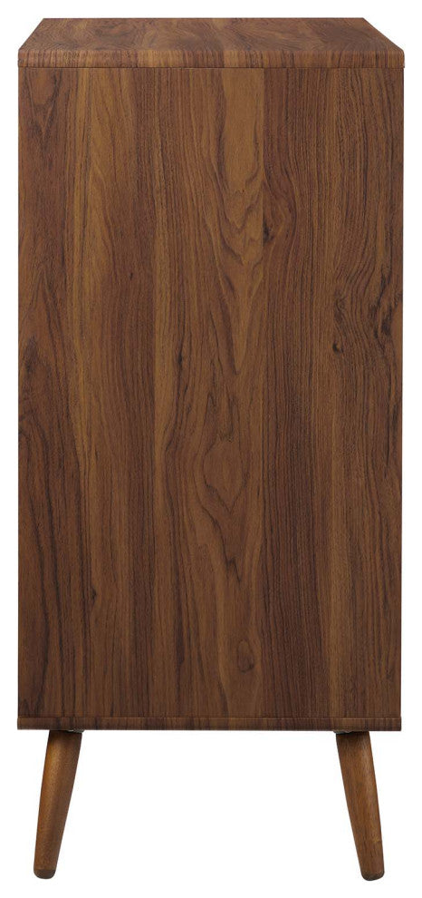 Transmit 4-Drawer Chest, Walnut White