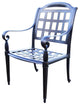 Agora (Set of 2) Dining Armchairs "“ Aluminum Frame