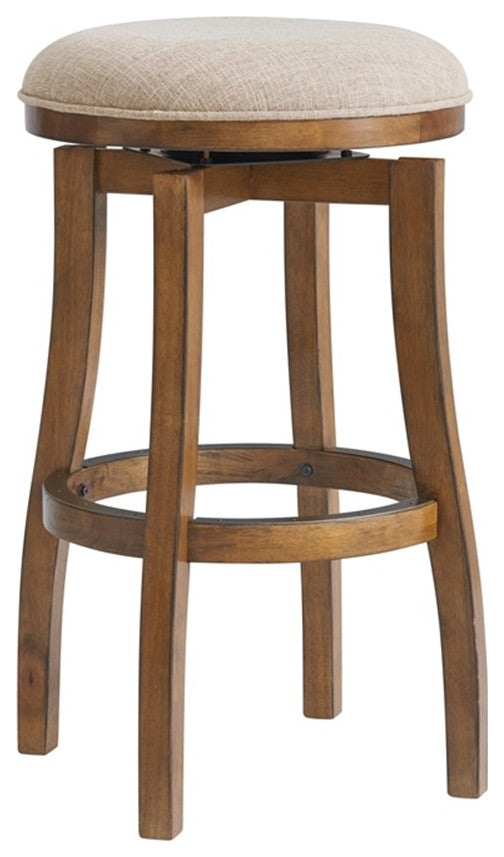 Ellie Bar Stool, Set of 2, Brown, Bar Height