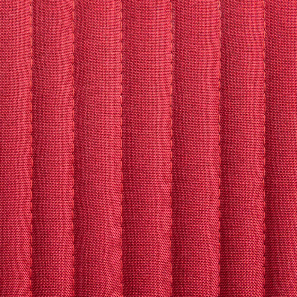 vidaXL Dining Chairs 2 pcs Wine Red Fabric