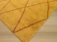 Gold Transitional Trellis Moroccan Area Rug