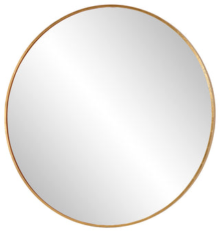 Junius Large Gold Round Mirror