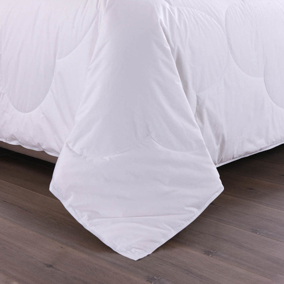 Cottonloft Cloud Stitch Cotton Hypoallergenic Comforter, Full/Queen