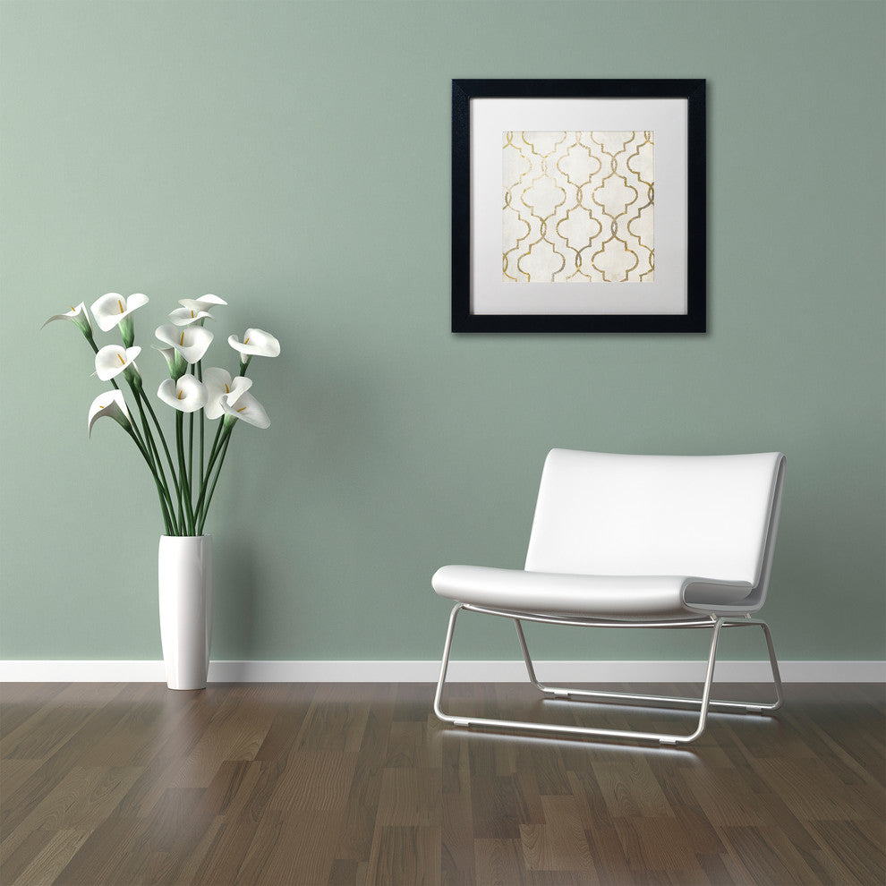 Color Bakery 'Paris Apartment IV', Black Frame, White Mat, 16x16