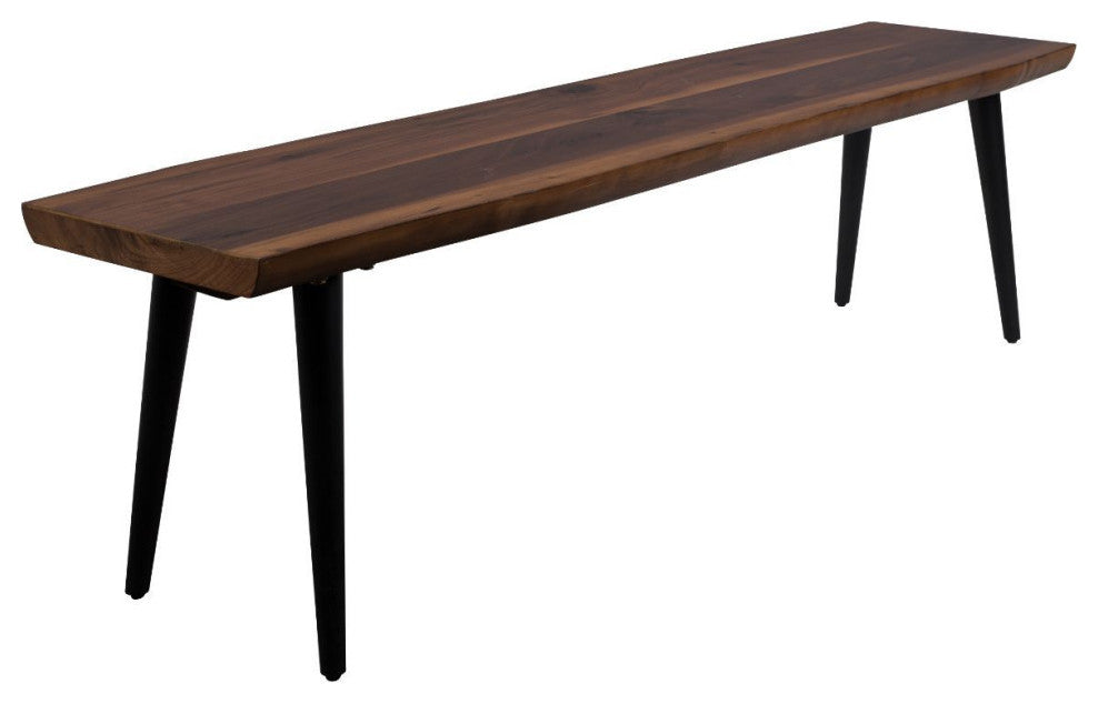 Walnut Dining Bench L | Dutchbone Alagon