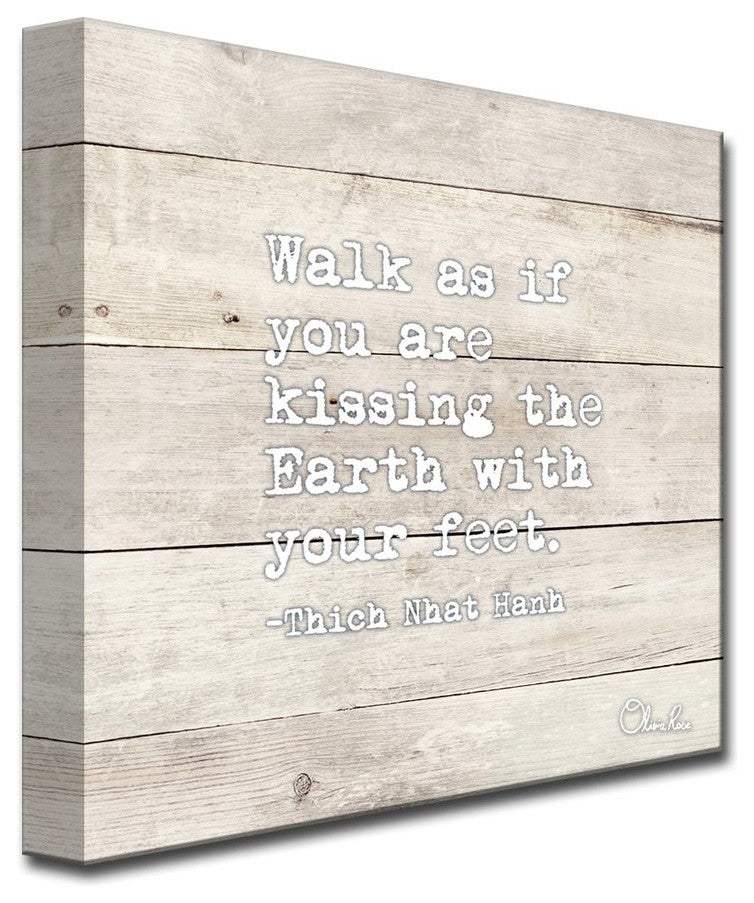 Walk' Inspirational Canvas Art by Olivia Rose