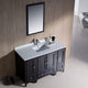 Fresca FVN20-122412ES Oxford 48" Espresso Traditional Bathroom Vanity