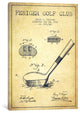 "Febiger Golf Club Vintage Patent Blueprint" by Aged Pixel, 26x18x1.5