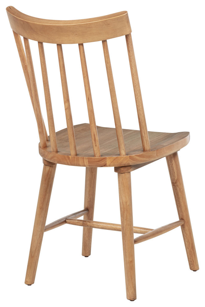 Middleton Solid Wood Dining Side Chair Brown, Set of 2
