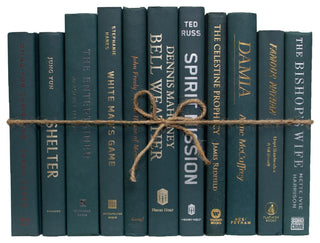 Decorative Books - Hunter Book Bundle - 1 foot of Green Books