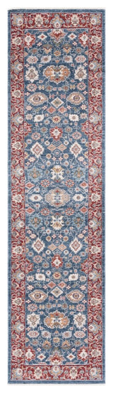 Safavieh Lauren Ralph Lauren Collection LRL1403 Rug, Blue/Red, 2'x8'