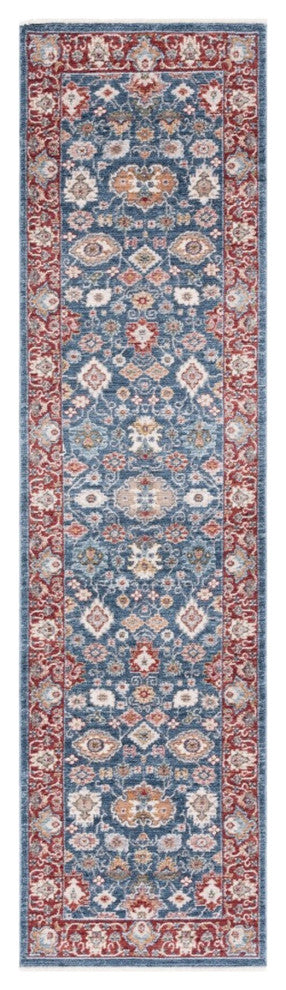 Safavieh Lauren Ralph Lauren Collection LRL1403 Rug, Blue/Red, 2'x8'
