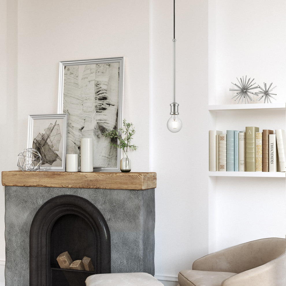Lansdale 1 Light Brushed Nickel Single Pendant