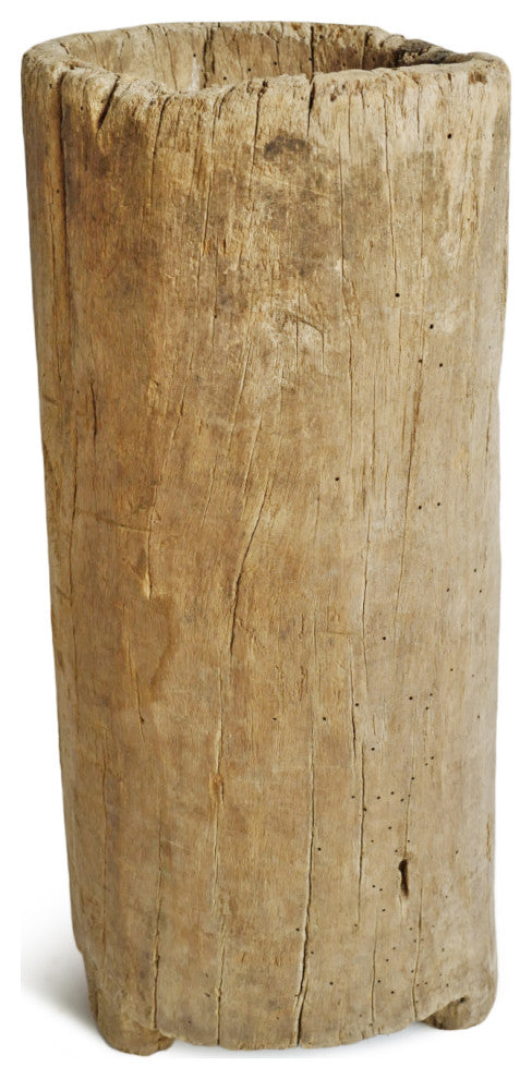 Consigned Naga Wood Trunk Pot