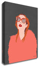 Orange Fur by Megan Galante, Print on Canvas, 33"x42"