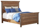 Taos Panel Bed, Canyon Brown,King, Without Storage