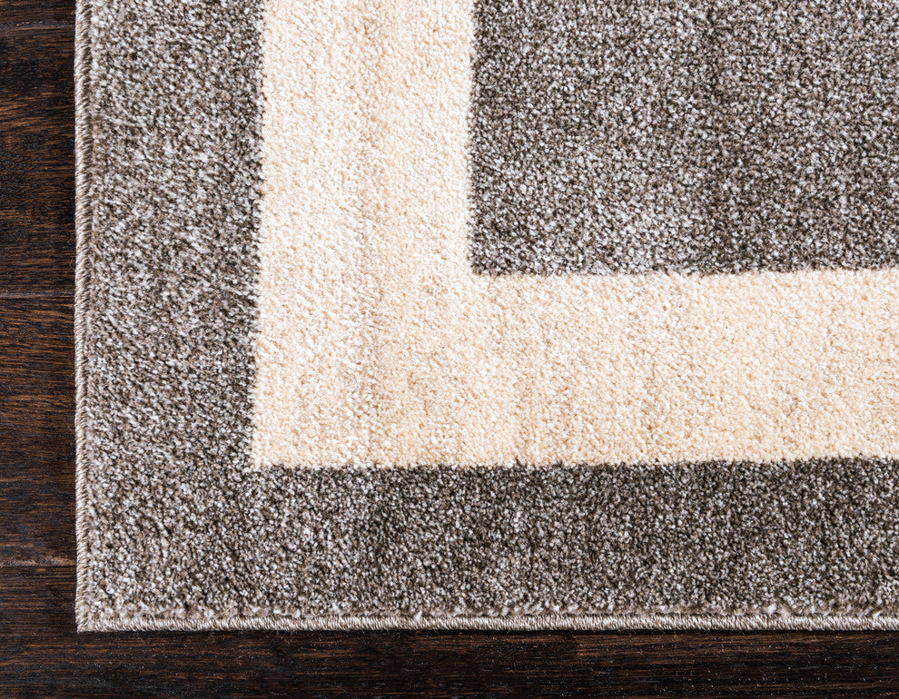Unique Loom Gray Del Mar Maria 2' 2 x 3' 0 Area Rug