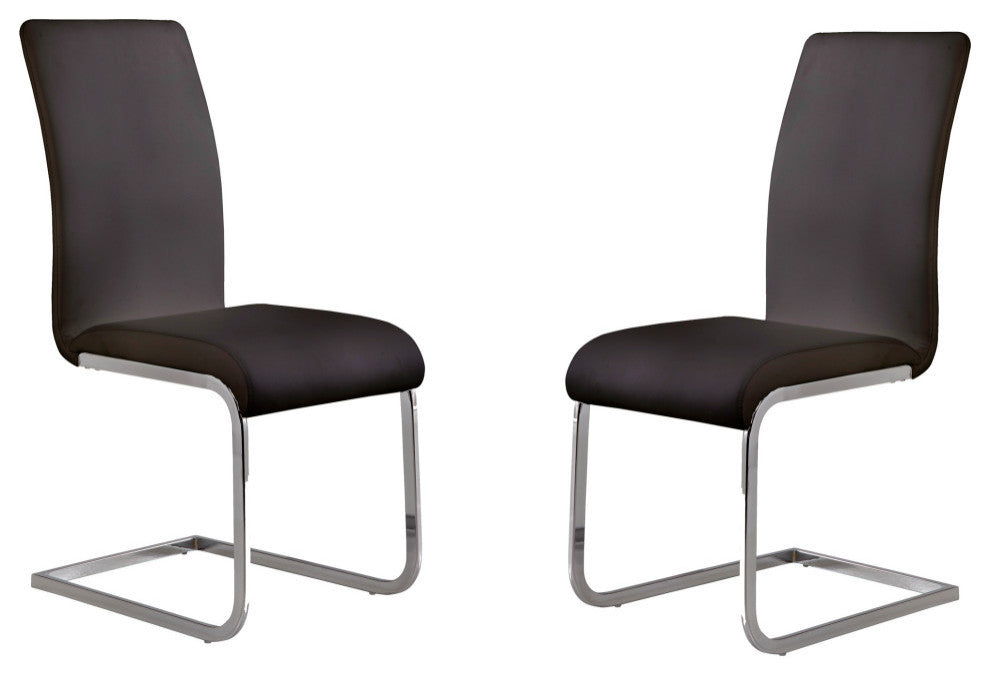 Amanda Black Side Chair, Set of 2