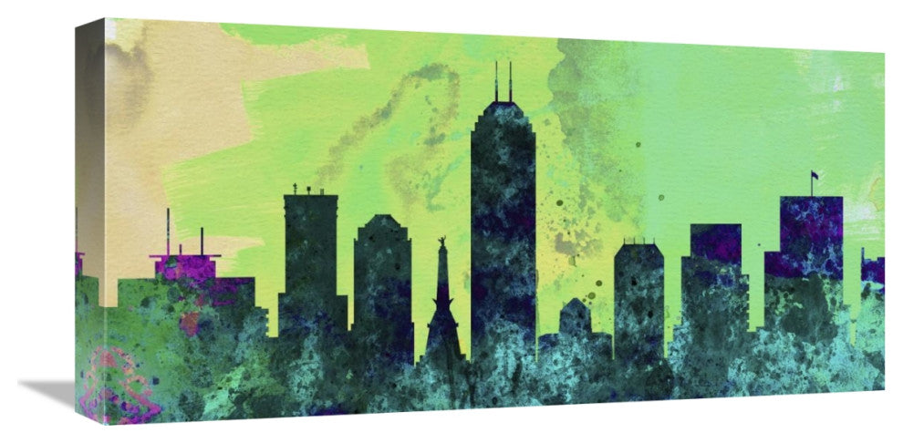 "Indianapolis City Skyline" Fine Art Print