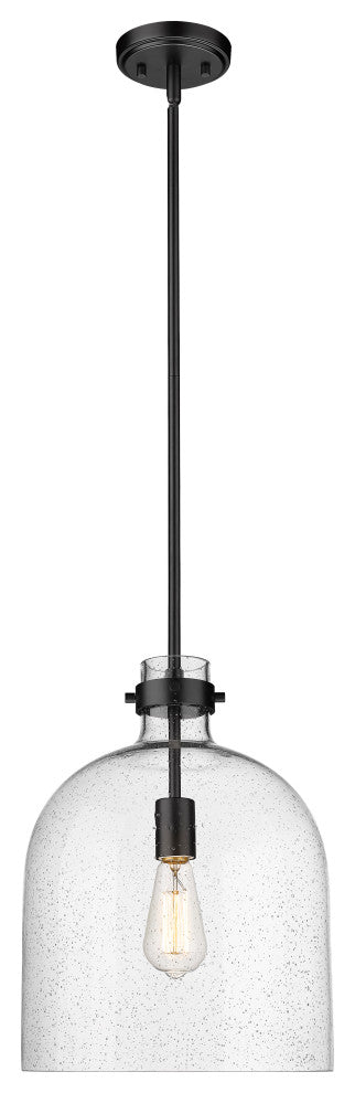 Zlite 817-12MB 1-Light Pendant, Clear Seedy