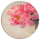 Bunch Of Colorful Peony Flowers, Floral Disc Metal Artwork, 23"