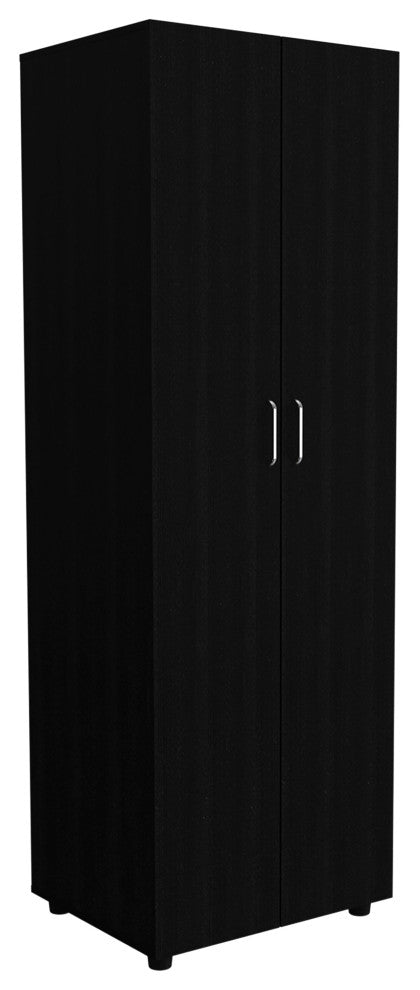 DEPOT E-SHOP Teller 2-Piece Bedroom Set with Armoire and Shoe Rack