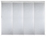 Dappled Iron 4-Panel Track Extendable Vertical Blinds 48-88"W