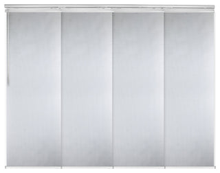 Dappled Iron 4-Panel Track Extendable Vertical Blinds 48-88"W