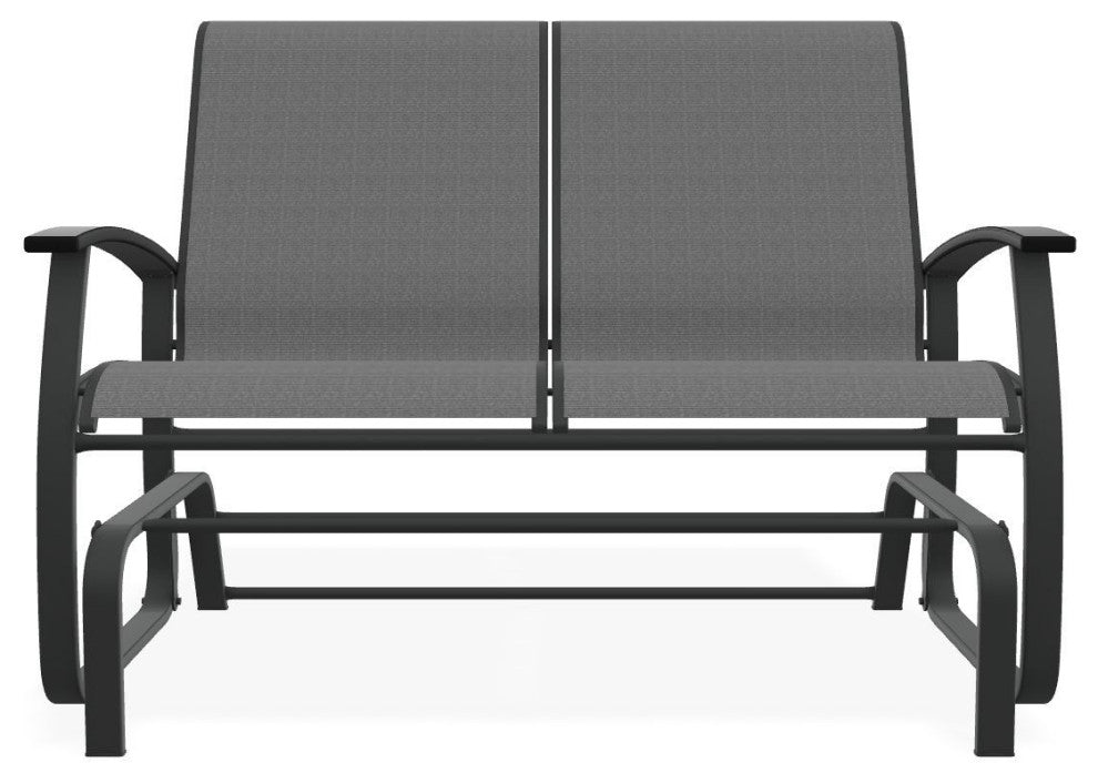 Belle Isle Sling 2-Seat Glider, Titanium/Graphite