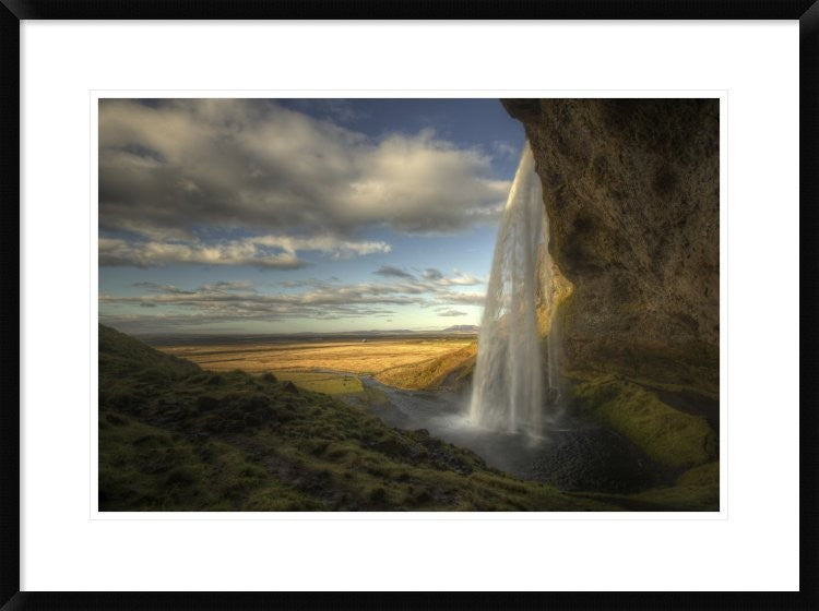 "Seljalandsfoss" Framed Digital Print by Max Witjes, 32x24"