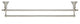 MODONA's 24" Double Towel Bar Antica Series -, Satin Nickel