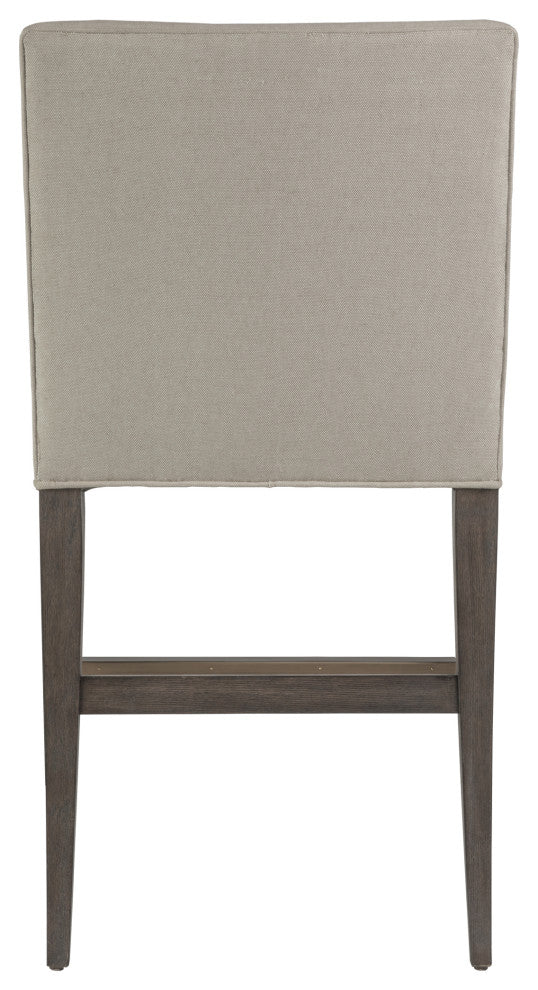 Madox Upholstered Low Back Counter Stool