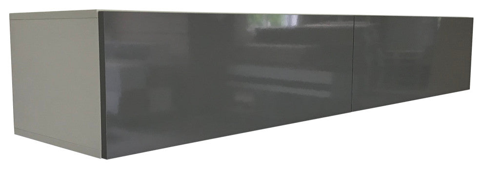 LIDO RTV TV Stand, White/Graphite