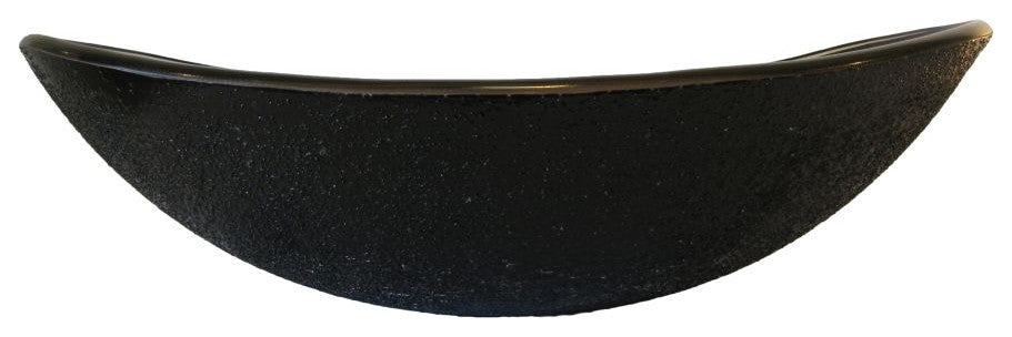 Novatto NOHP-G008-8031 Sanguinello Hand Painted Oval Glass Vessel Sink