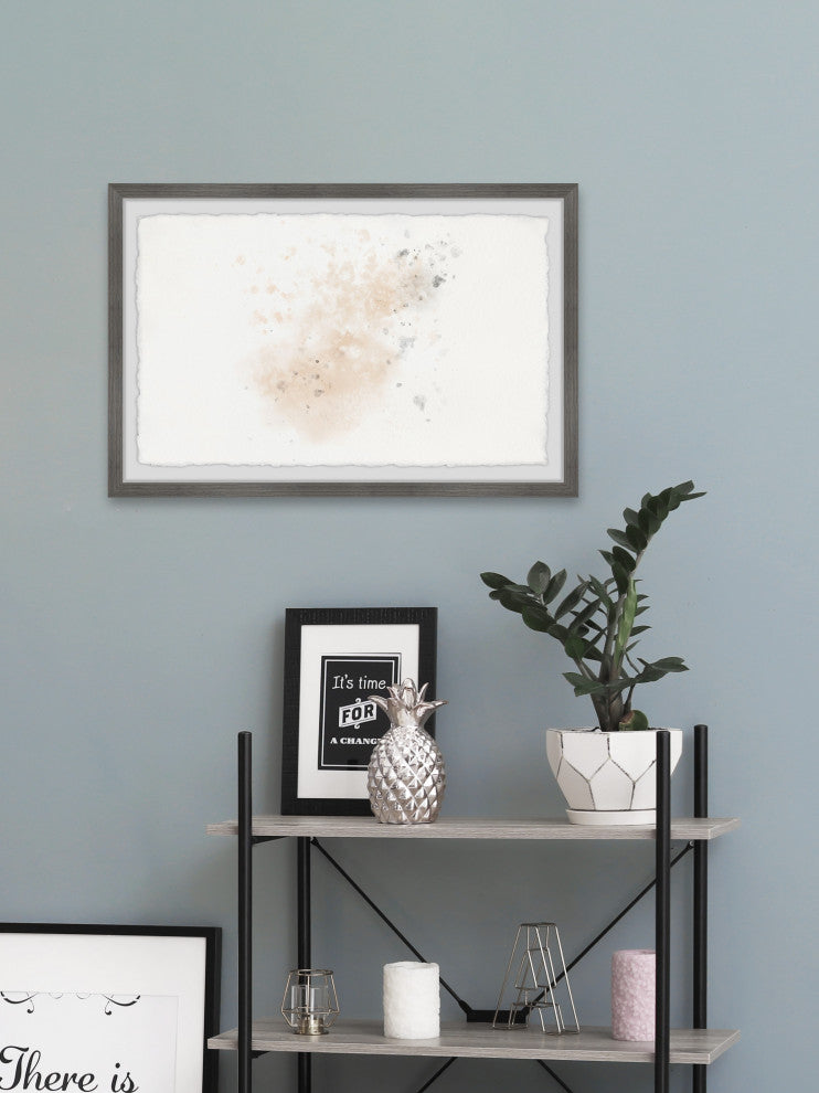 "Tranquil Despair" Framed Painting Print, 18x12