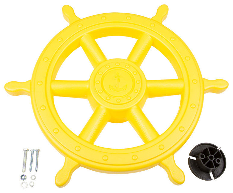 Swing Set Ship Wheel, Yellow