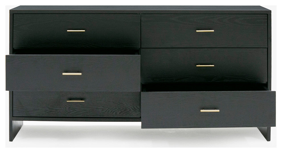 Modrest Wales Modern Gray Ash Dresser