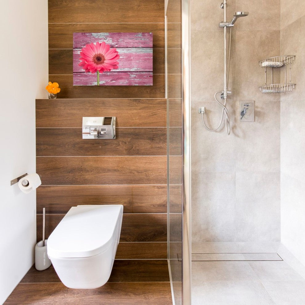 Epic Graffiti "Pink Beginnings" Giclee Canvas Wall Art, 18"x12"