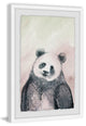 "Fluffy Panda" Framed Painting Print, 20"x30"
