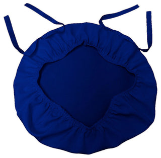 LA Linen Chiavari Chair Cushion Cover, Set of 4, Royal Blue