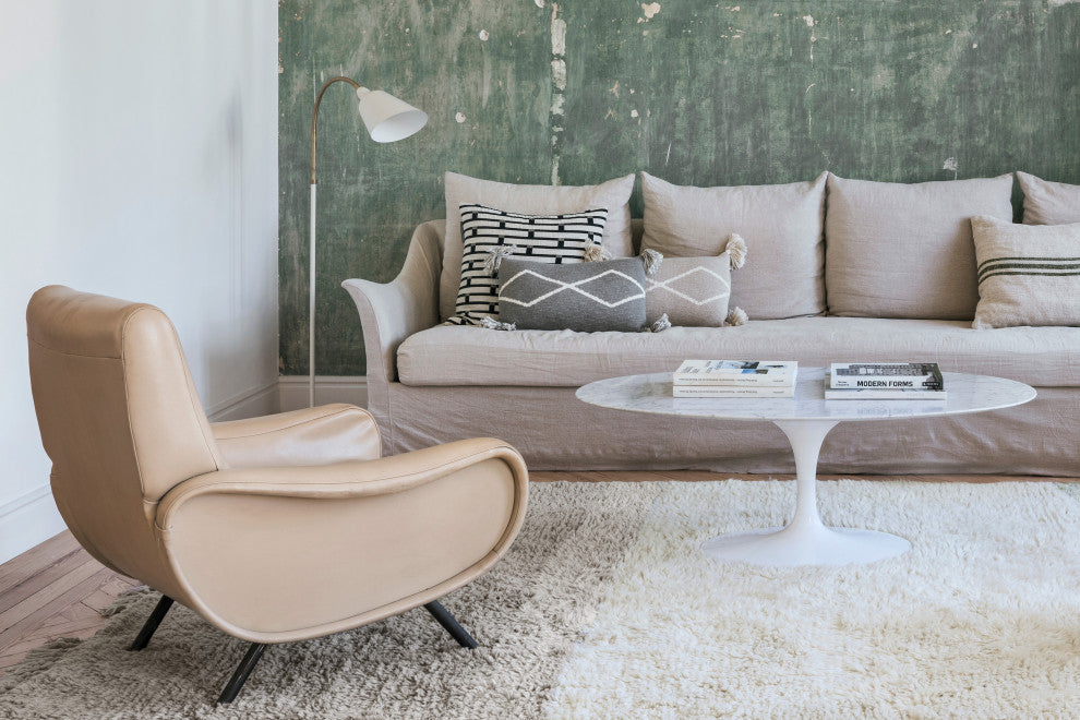 Oasis Soft Linen Knitted Cushion