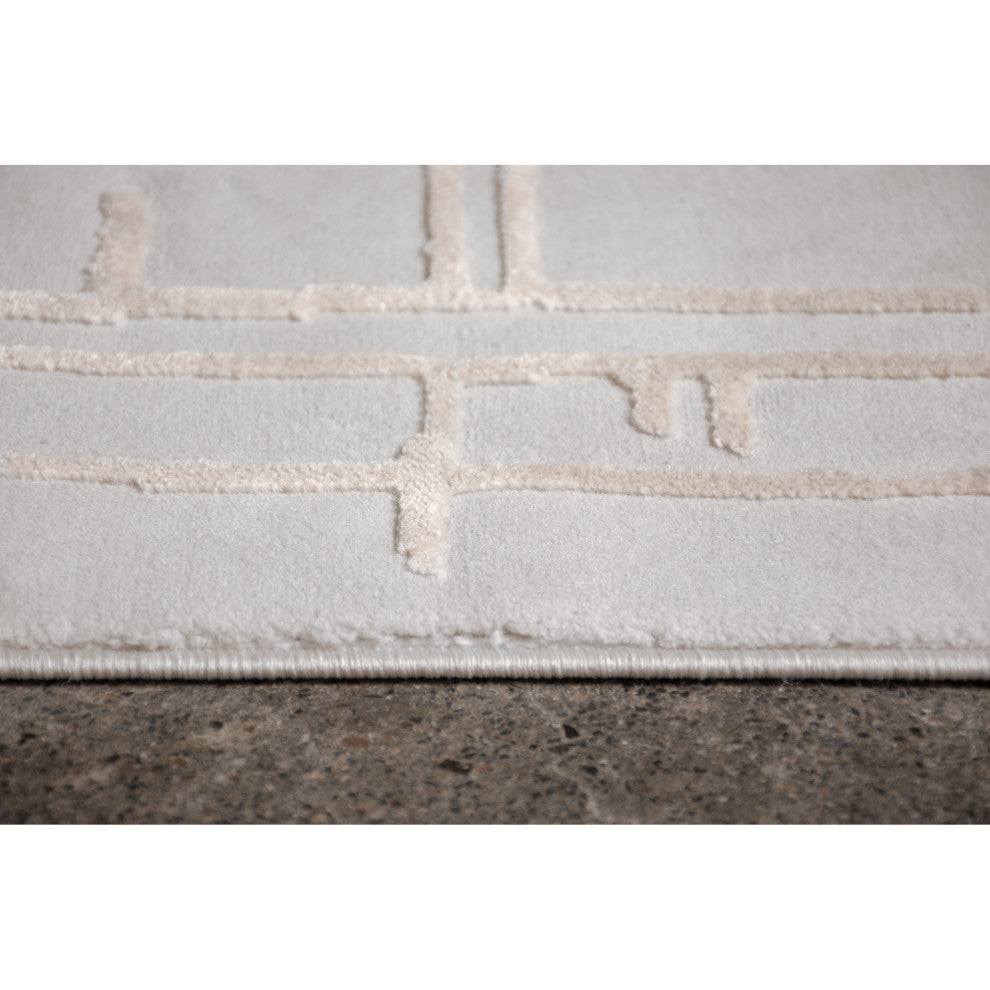 Ariella 3'28" X 4'92" Ft Power Loomeded Indoor Rug