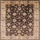 Ahgly Company Indoor Square Mid-Century Modern Area Rugs, 7' Square