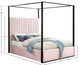 Jax Velvet Bed, Pink, Queen